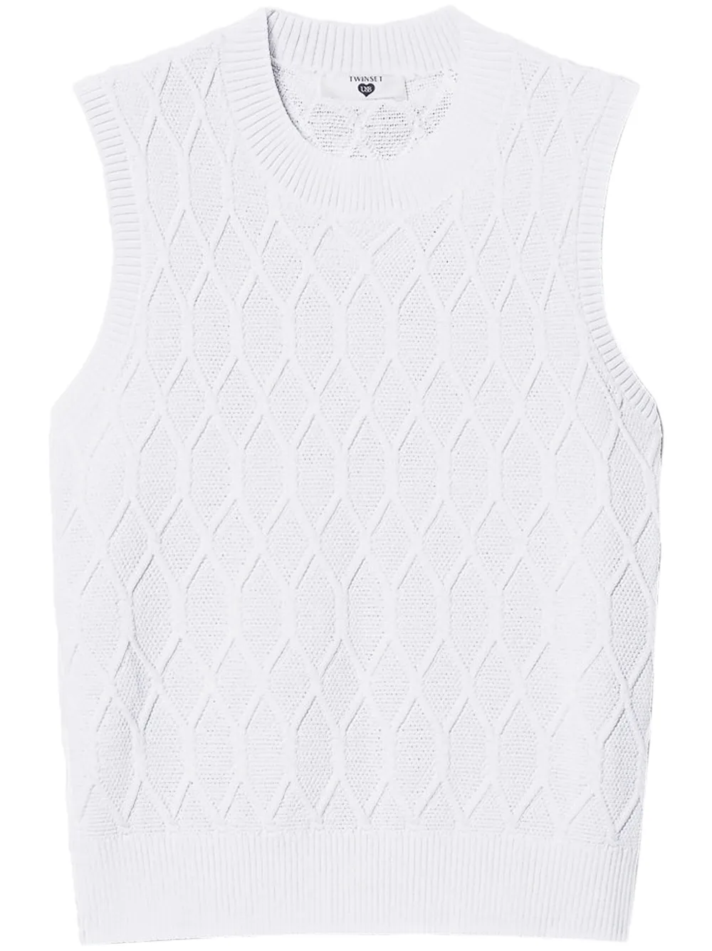 TWINSET top Lozenge | blanco | Image 1