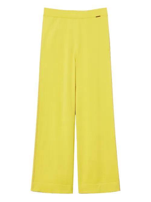 TWINSET pantalon en maille - Jaune - TWINSET - Modalova