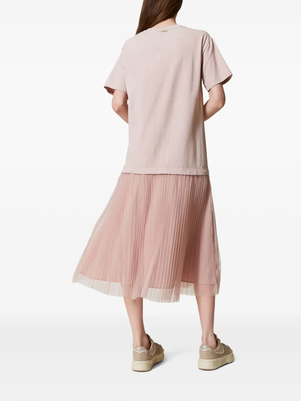 TWINSET Gelaagde jurk Roze