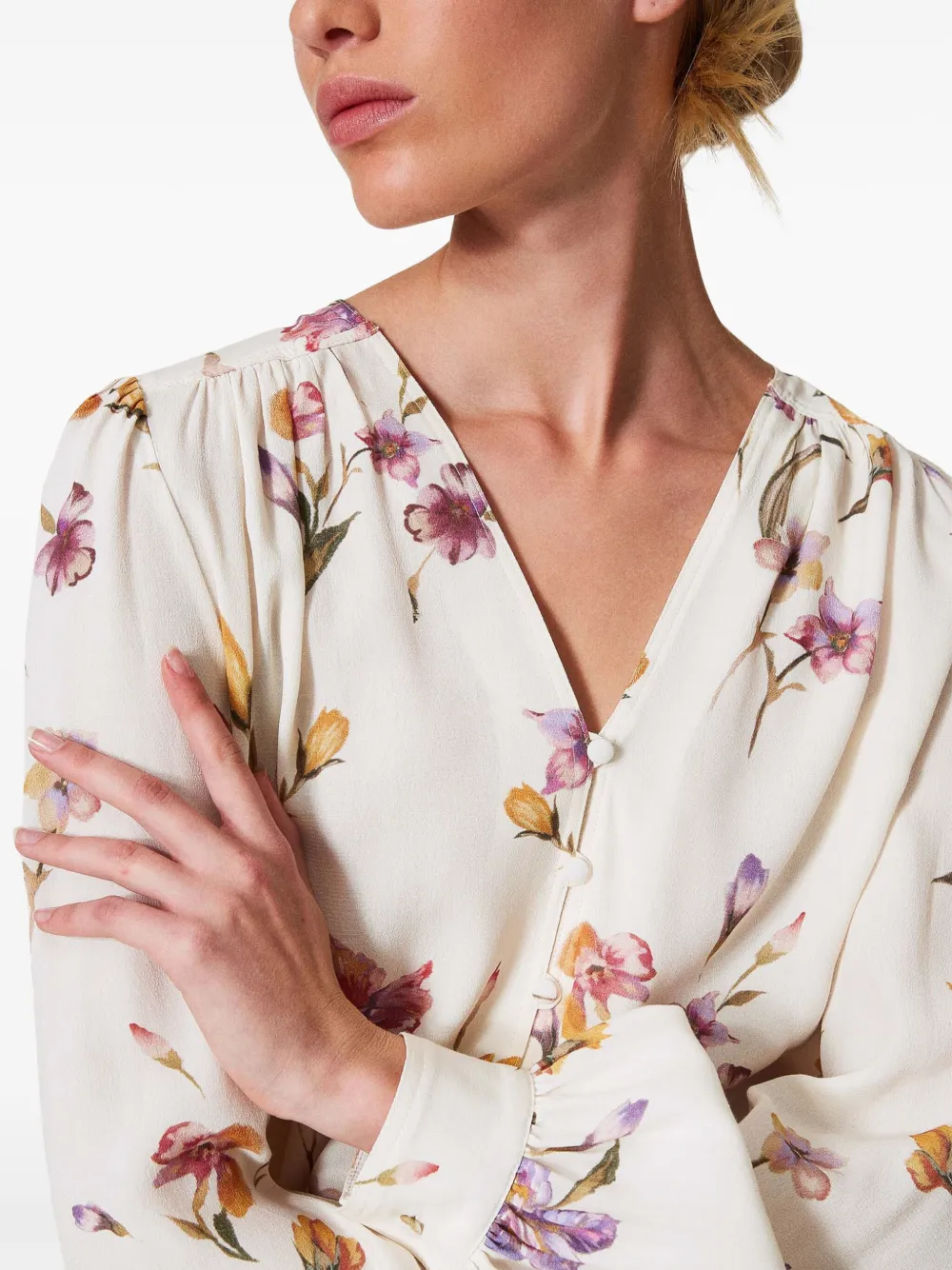 TWINSET Blouse met bloemenprint Wit