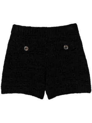 ショートパンツ TWIN SET 'Oval T' shorts White 251TP2593 TWINSET Milano