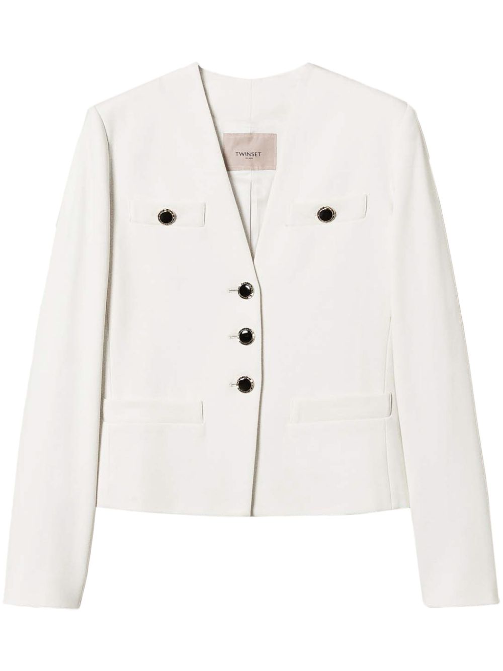 buttoned blazer