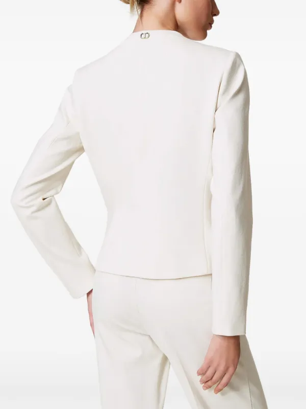 full white blazer