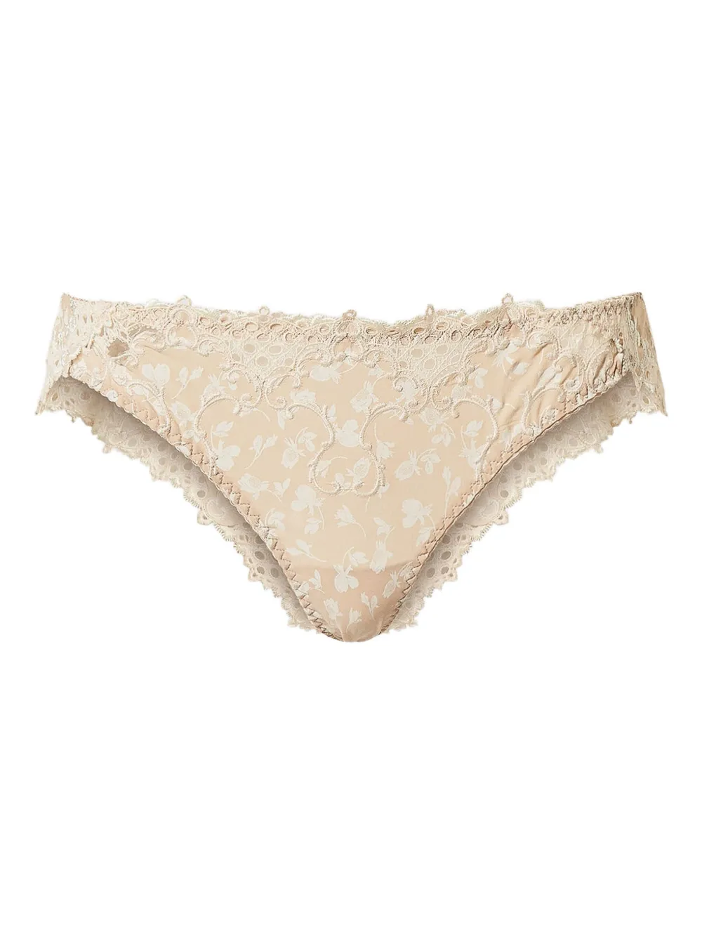 TWINSET floral-lace briefs Beige