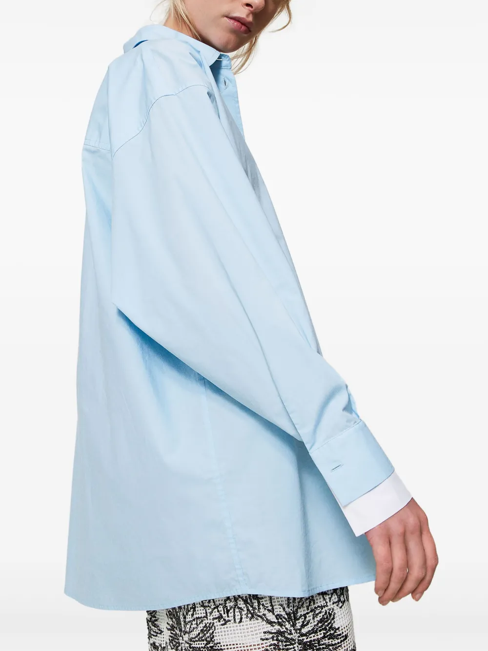 TWINSET Overhemd met pailletten Blauw