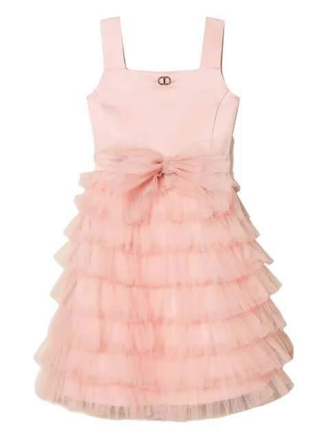 TWINSET Kids tulle ruffled dress