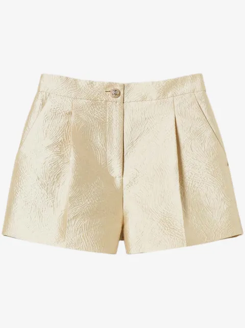 TWINSET shorts con brocado en jacquard
