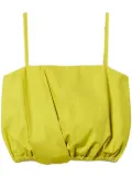 TWINSET poplin crop top - Green