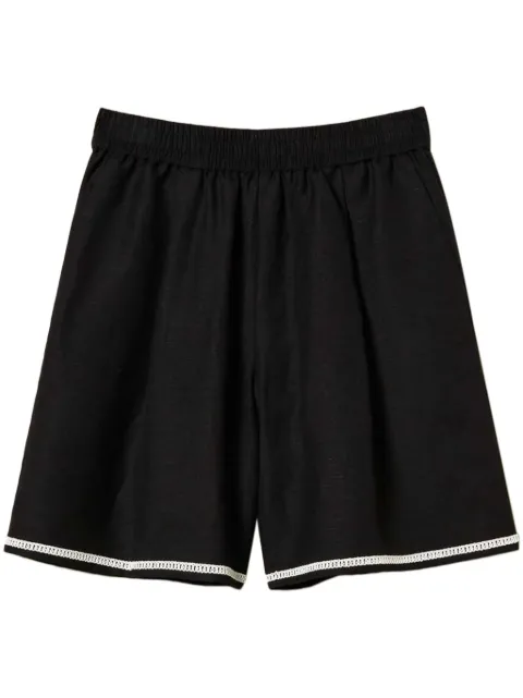 TWINSET shorts con detalle de costuras