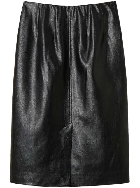 TWINSET faux-leather skirt