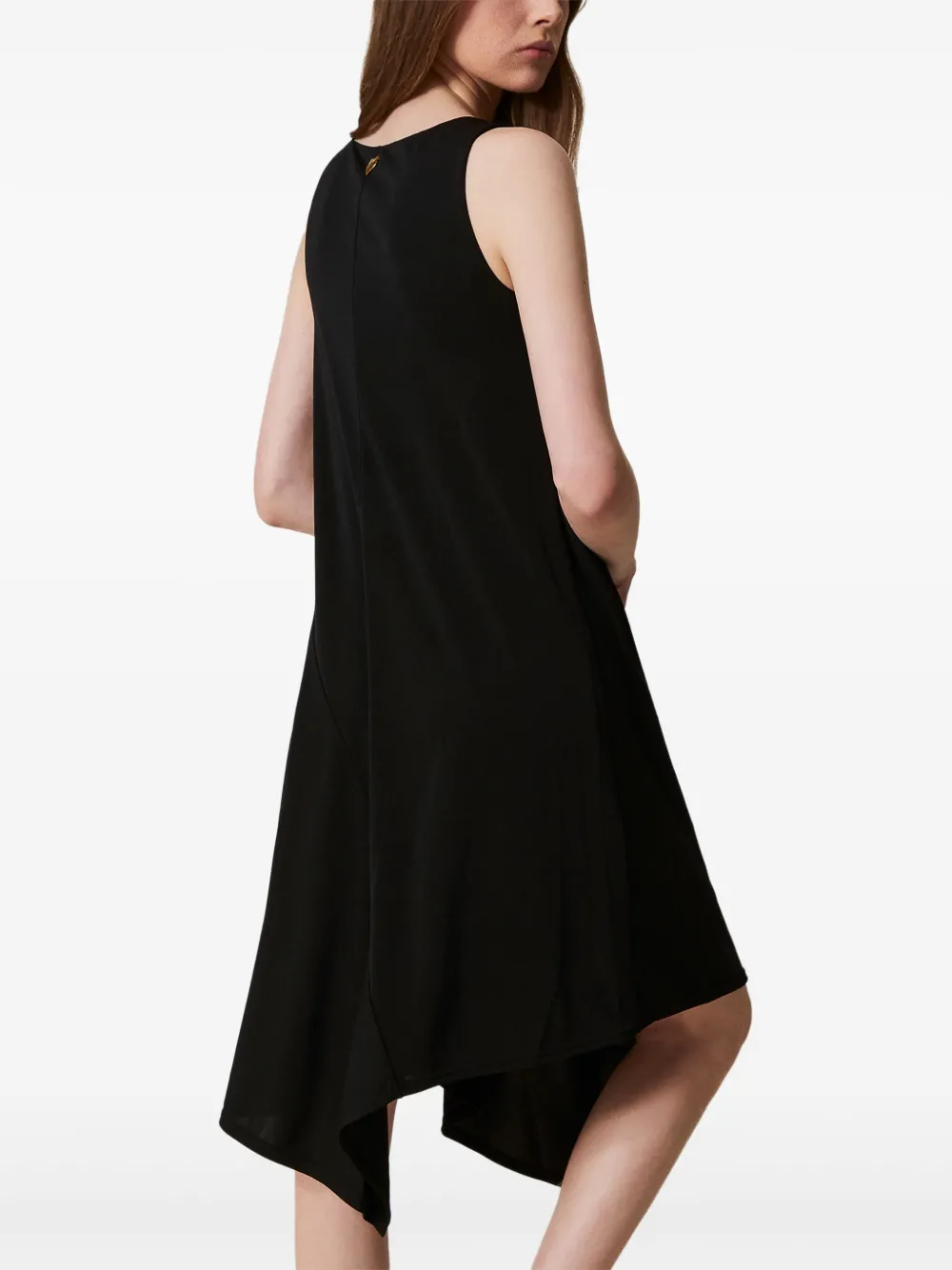 TWINSET Asymmetrische jurk Zwart