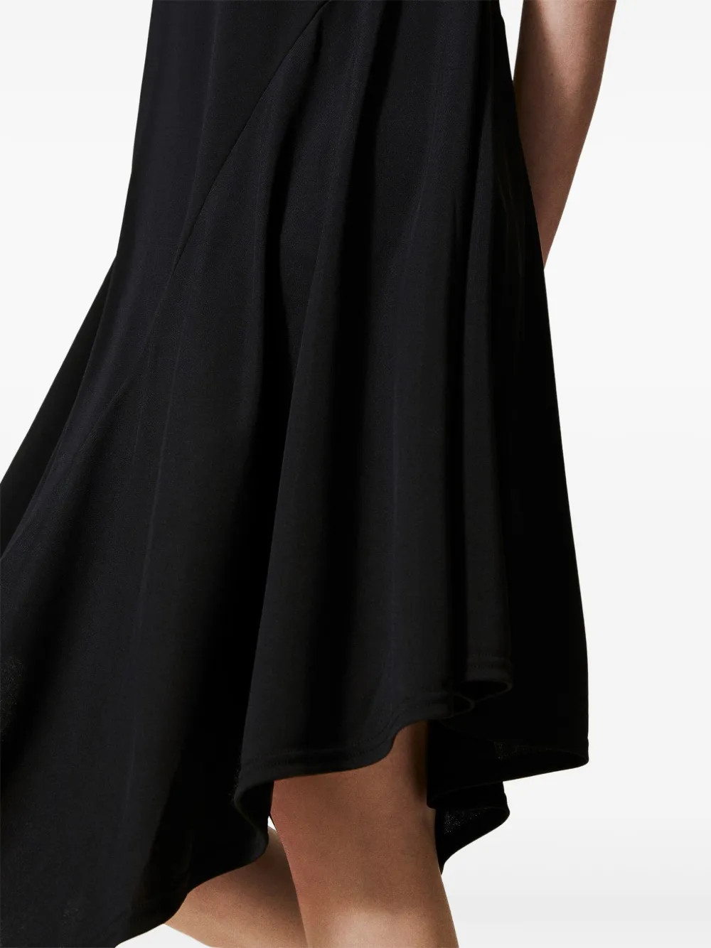 TWINSET Asymmetrische jurk Zwart