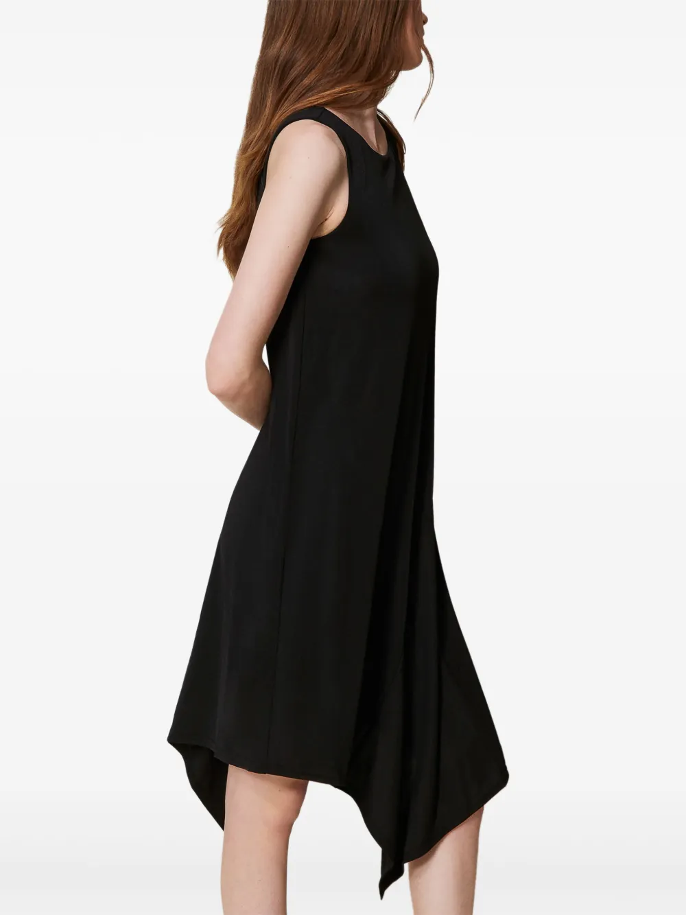 TWINSET Asymmetrische jurk Zwart