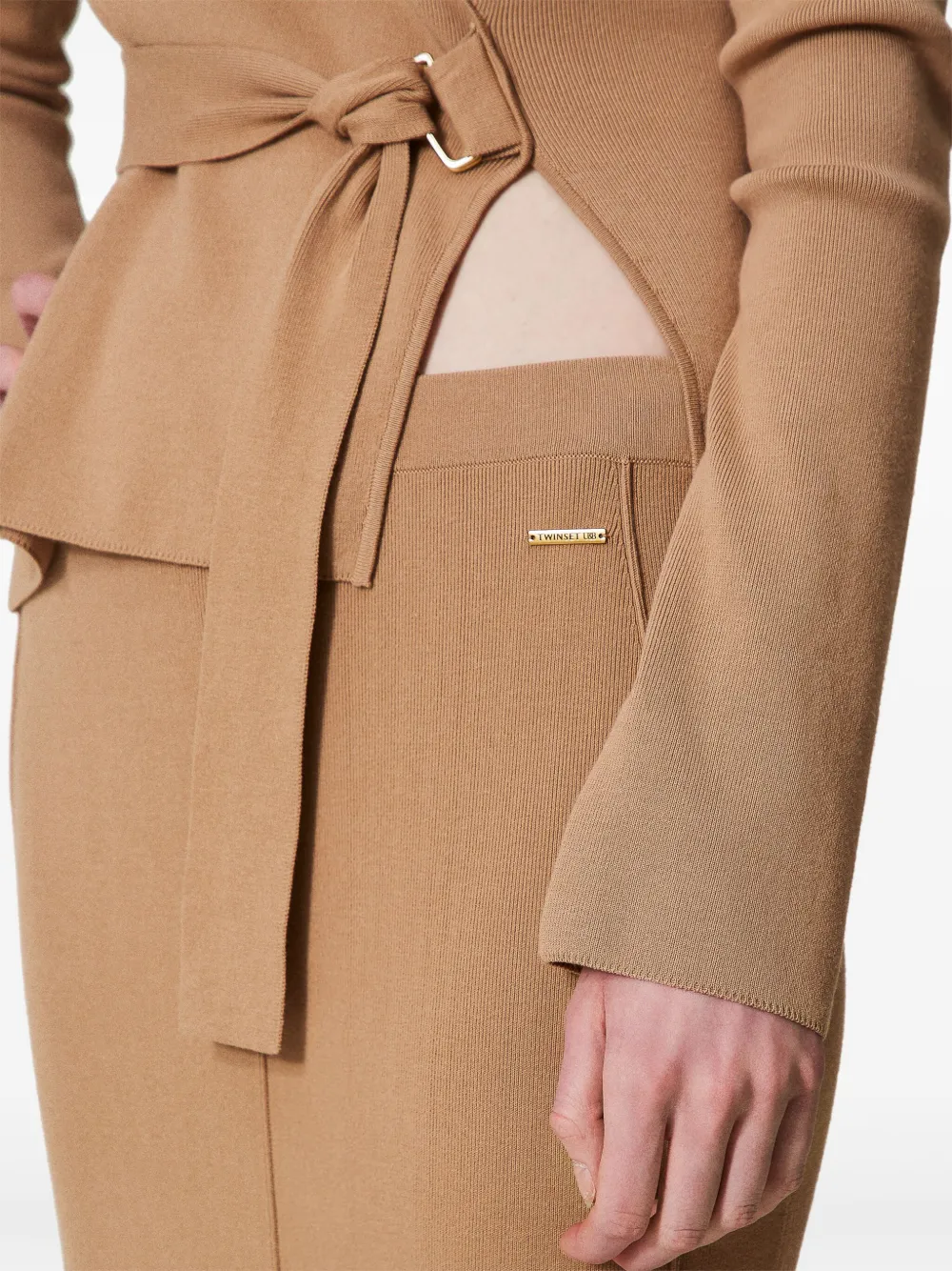 TWINSET Gebreide rok Beige