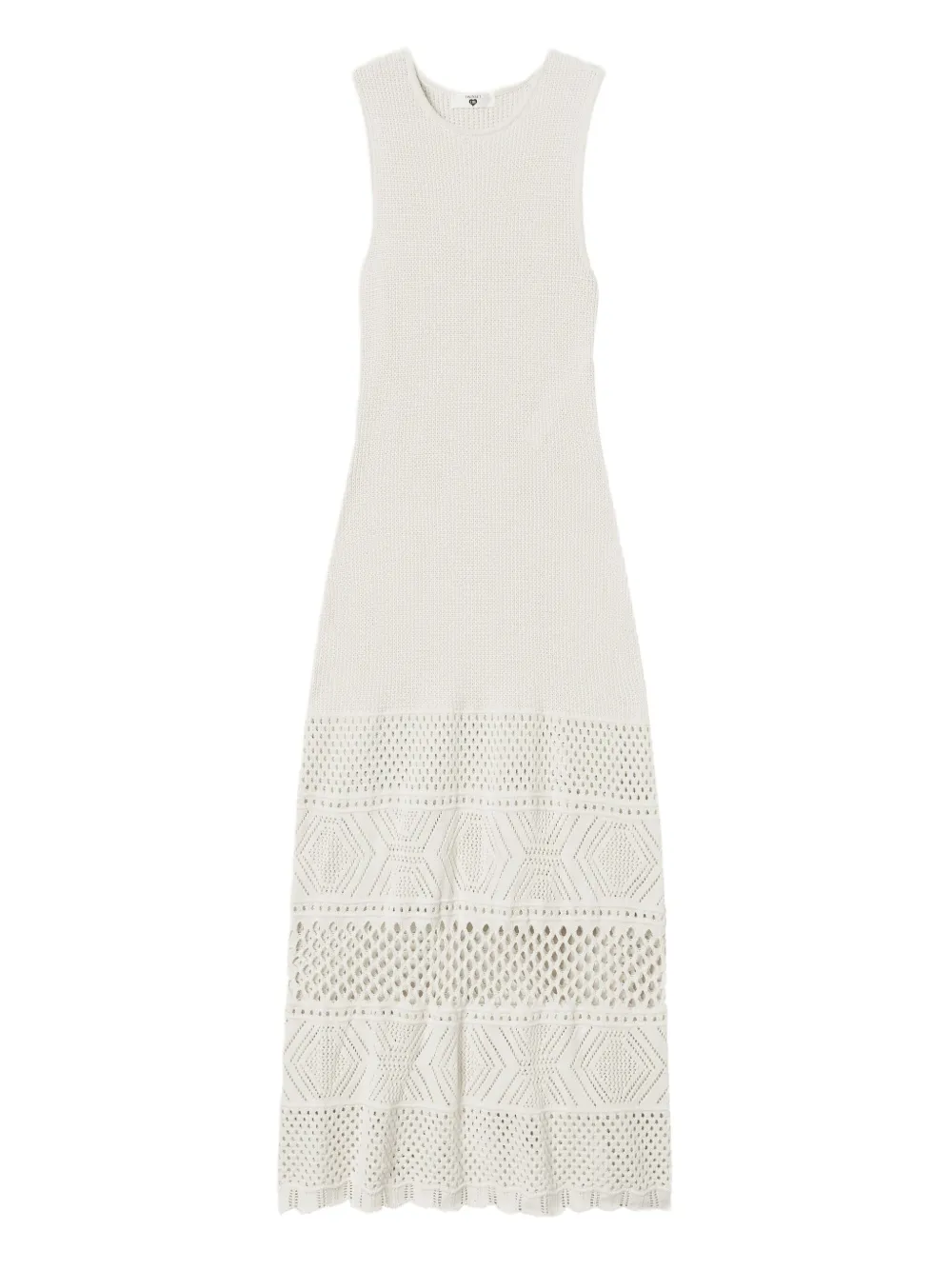 TWINSET Gehaakte jurk Beige