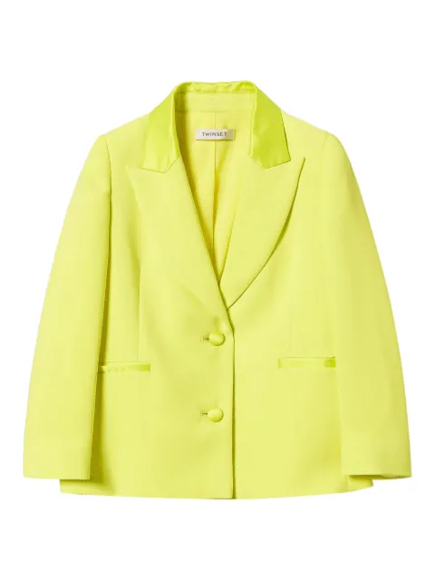 TWINSET Kids blazer entretejido