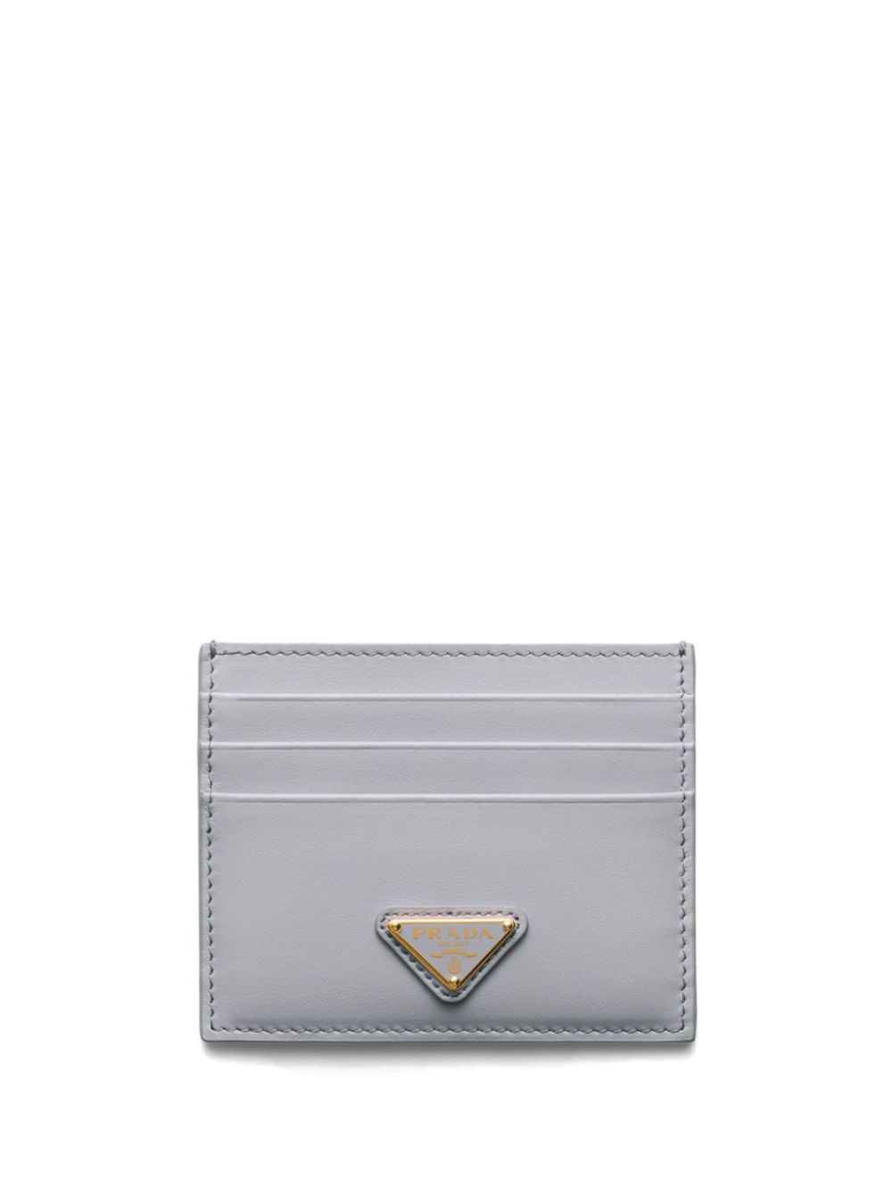 Prada leather card holder - Grey