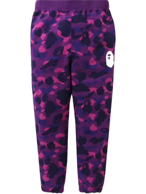 A BATHING APE® Camo track pants