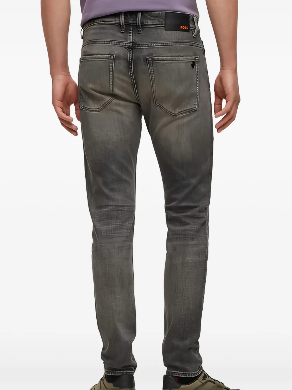  Boss Delano Bc-c Nights Out Five-pockets Jeans - Grey 
