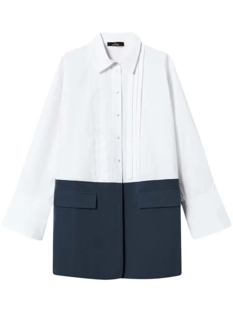 TWINSET colour-block shirtdress