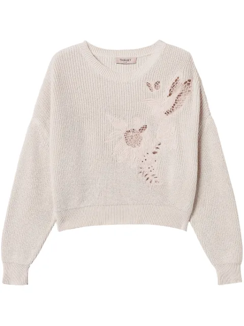 TWINSET embroidered jumper 