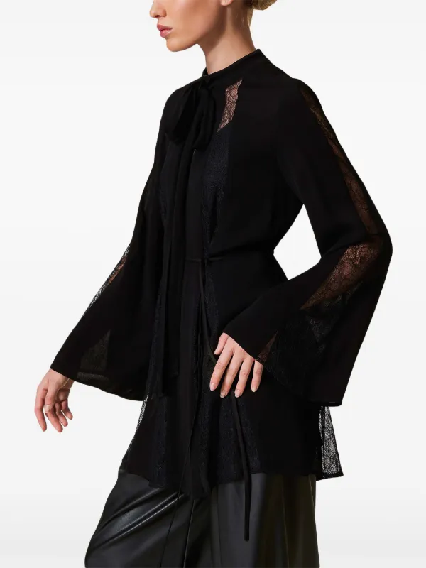 TWINSET レース チュニック | ブラック | FARFETCH JP