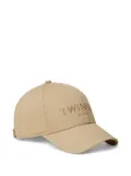 TWINSET embroidered baseball cap - Neutrals