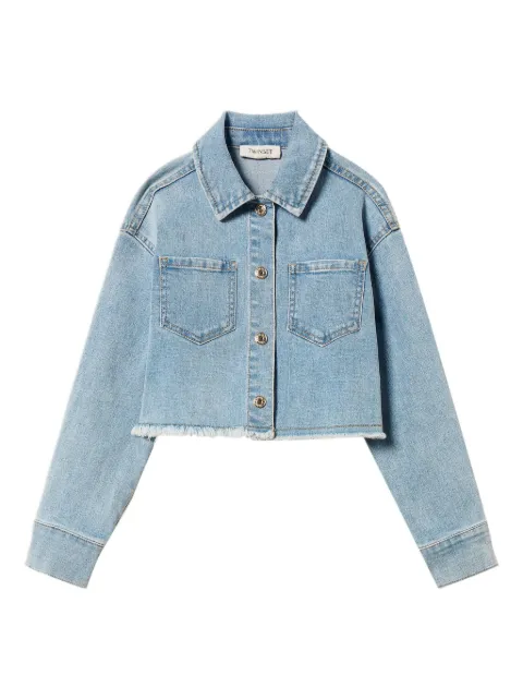 TWINSET Kids denim shirt jacket