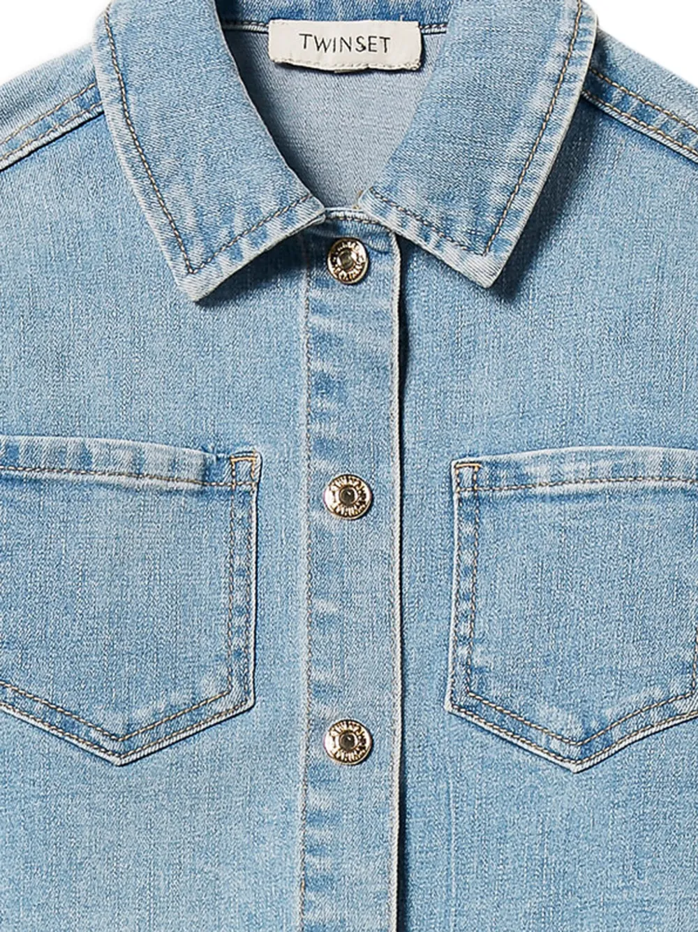 TWINSET Kids Jaqueta jeans com abotoamento | Jaqueta Jeans | Image 2