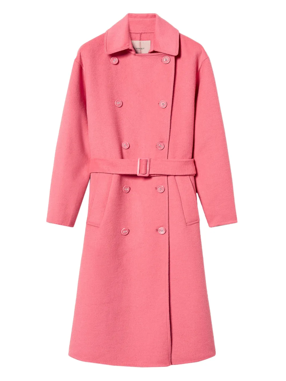 TWINSET abrigo con doble botonadura | rosado | Image 1