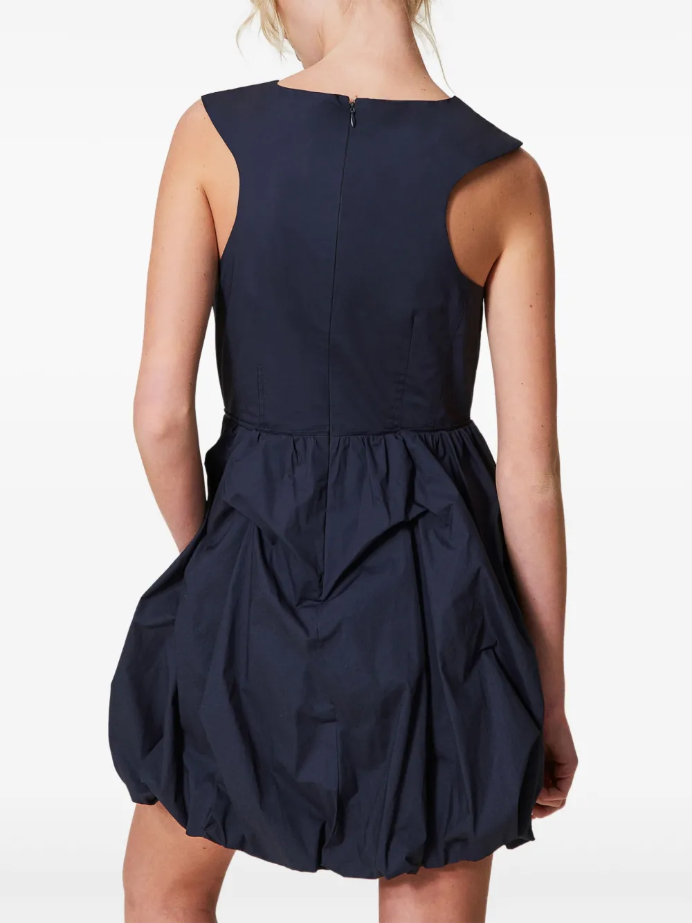 TWINSET Mouwloze ballonjurk Blauw