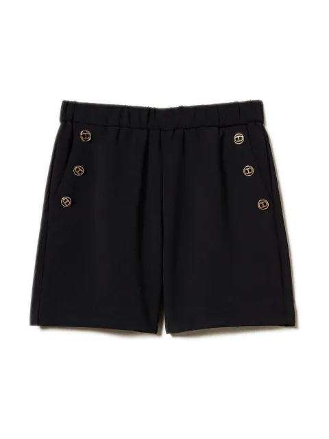 TWINSET Kids shorts de crepé