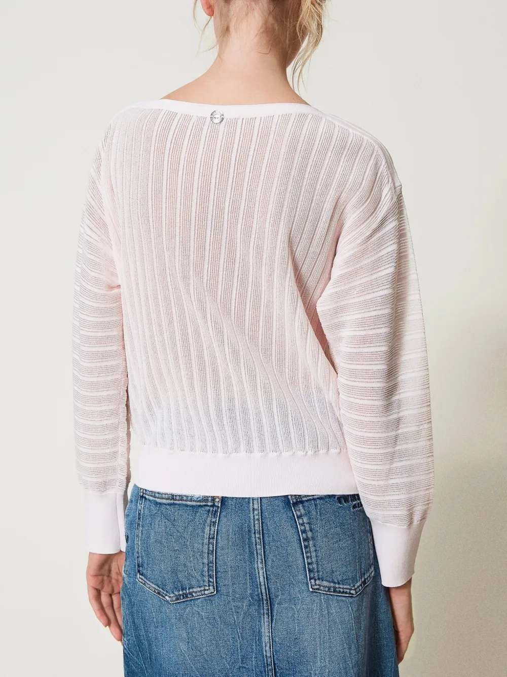 TWINSET Trui met wijde mouwen Roze