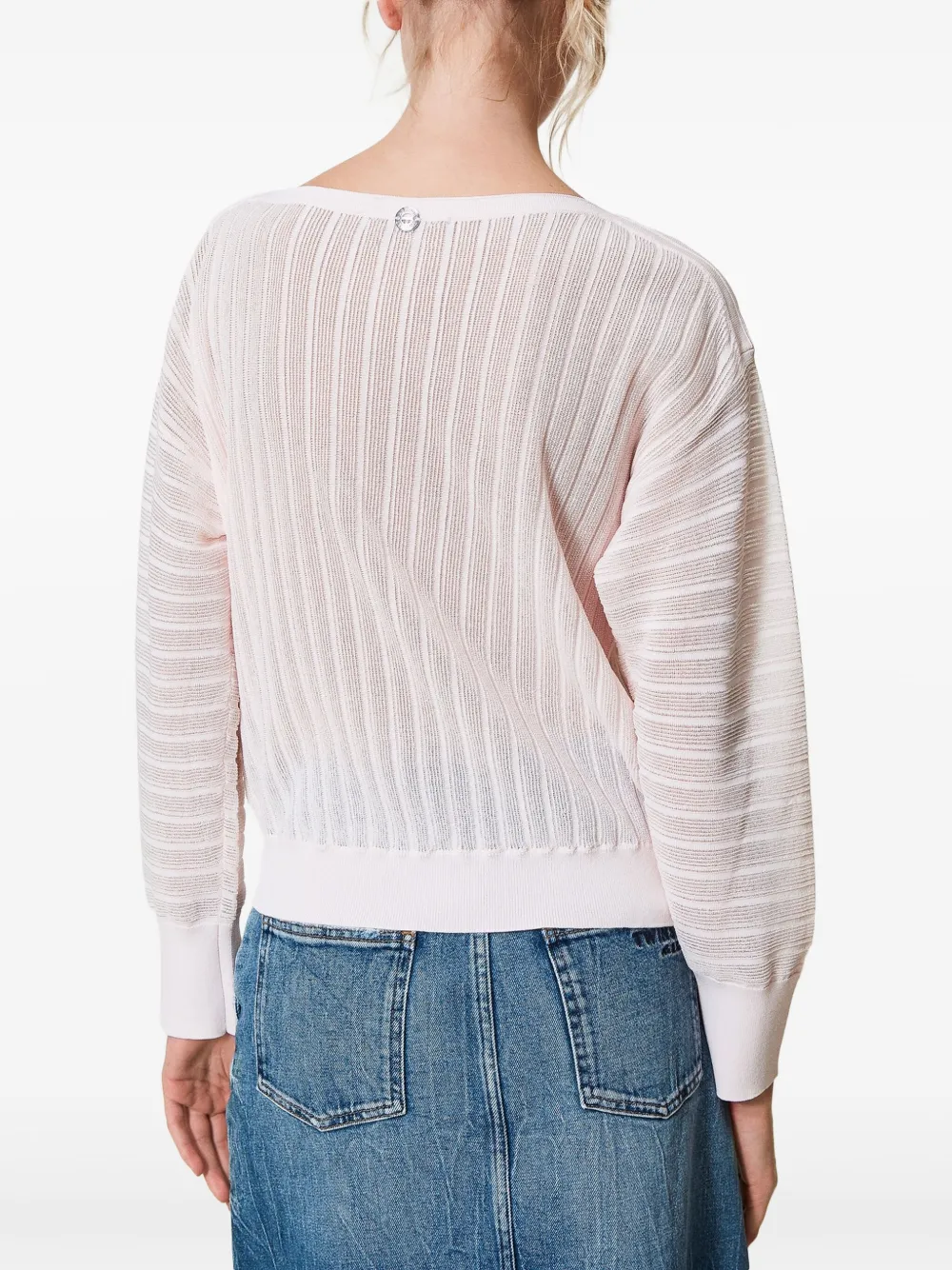  Twinset Kimono-sleeves Jumper - Pink 