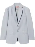 TWINSET twill single-breasted blazer - Grey