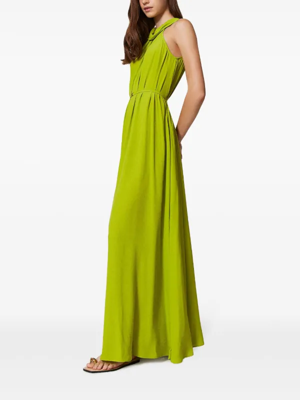 TWINSET Jersey Maxi Dress | Green | FARFETCH GE TWINSET Jersey Maxi Dress | Green | FARFETCH GE