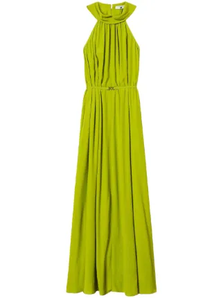 lime green jersey dress TWINSET Maxi | _okendo:syndication_key:CL137522071