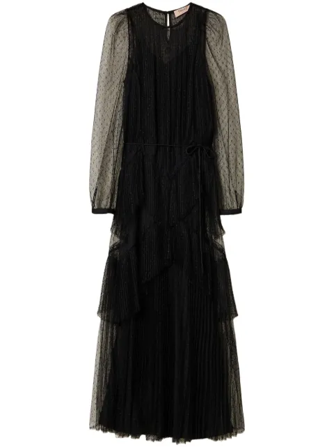TWINSET tulle maxi dress