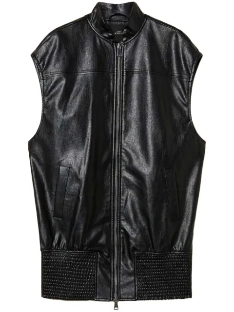 TWINSET faux-leather gillet