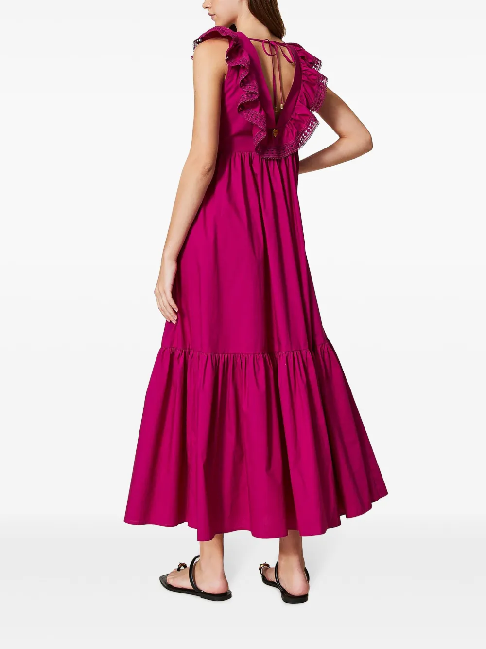 TWINSET ruffled maxi dress