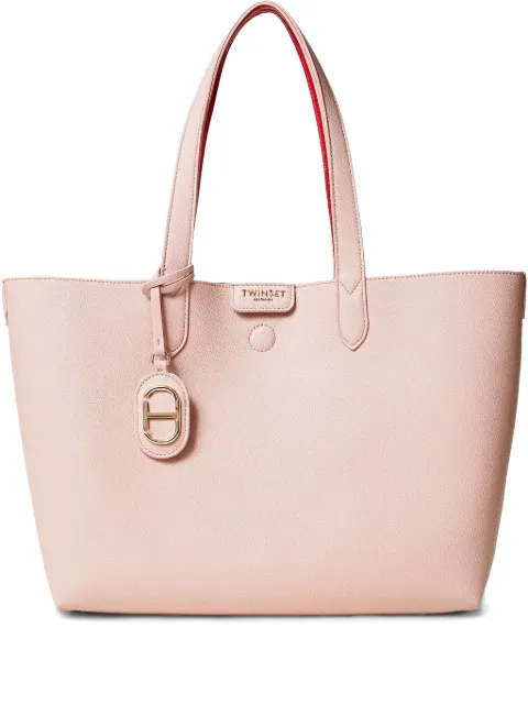 TWINSET logo-lettering tote bag