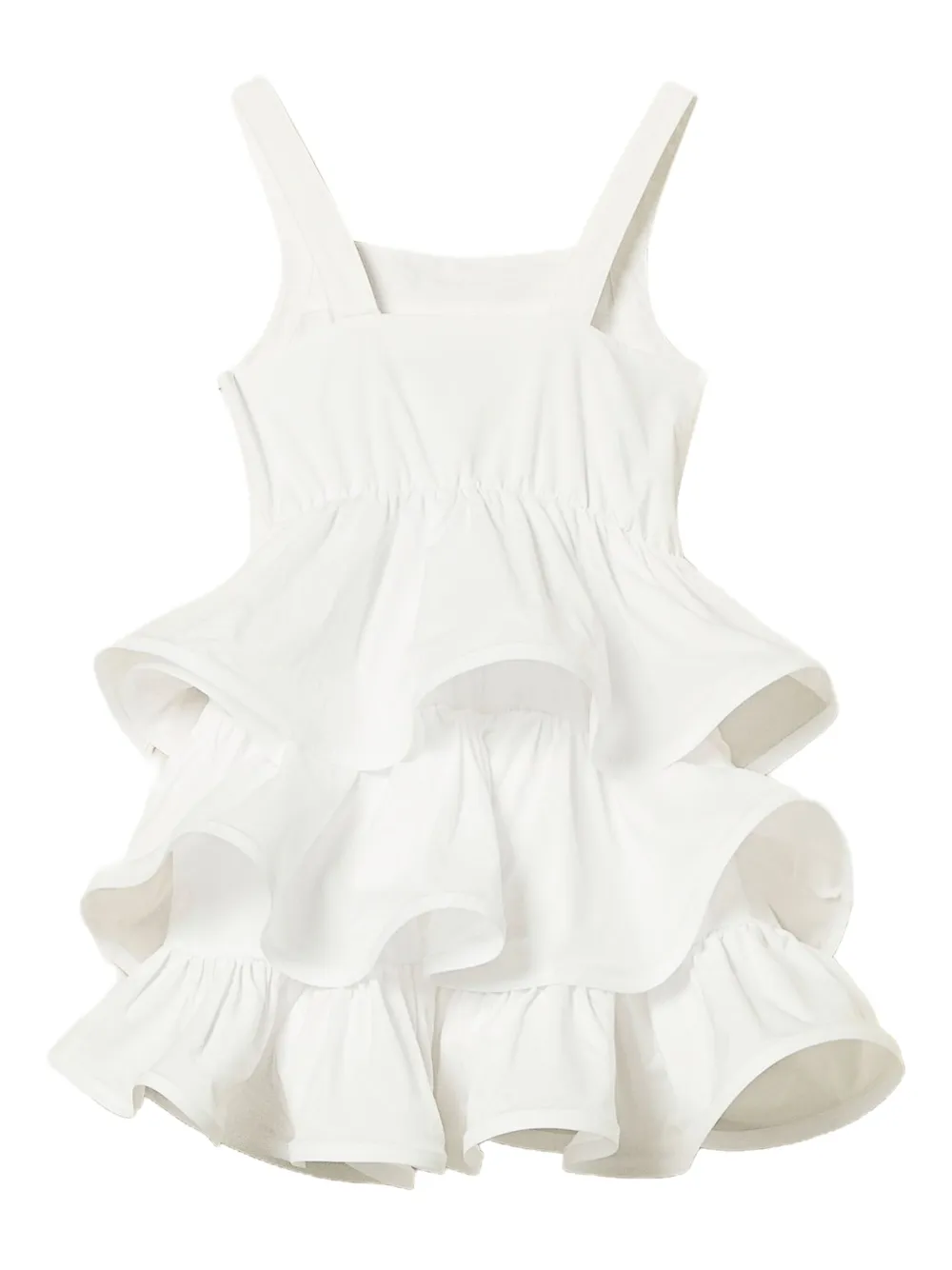 TWINSET Kids Jurk met ruches detail Wit