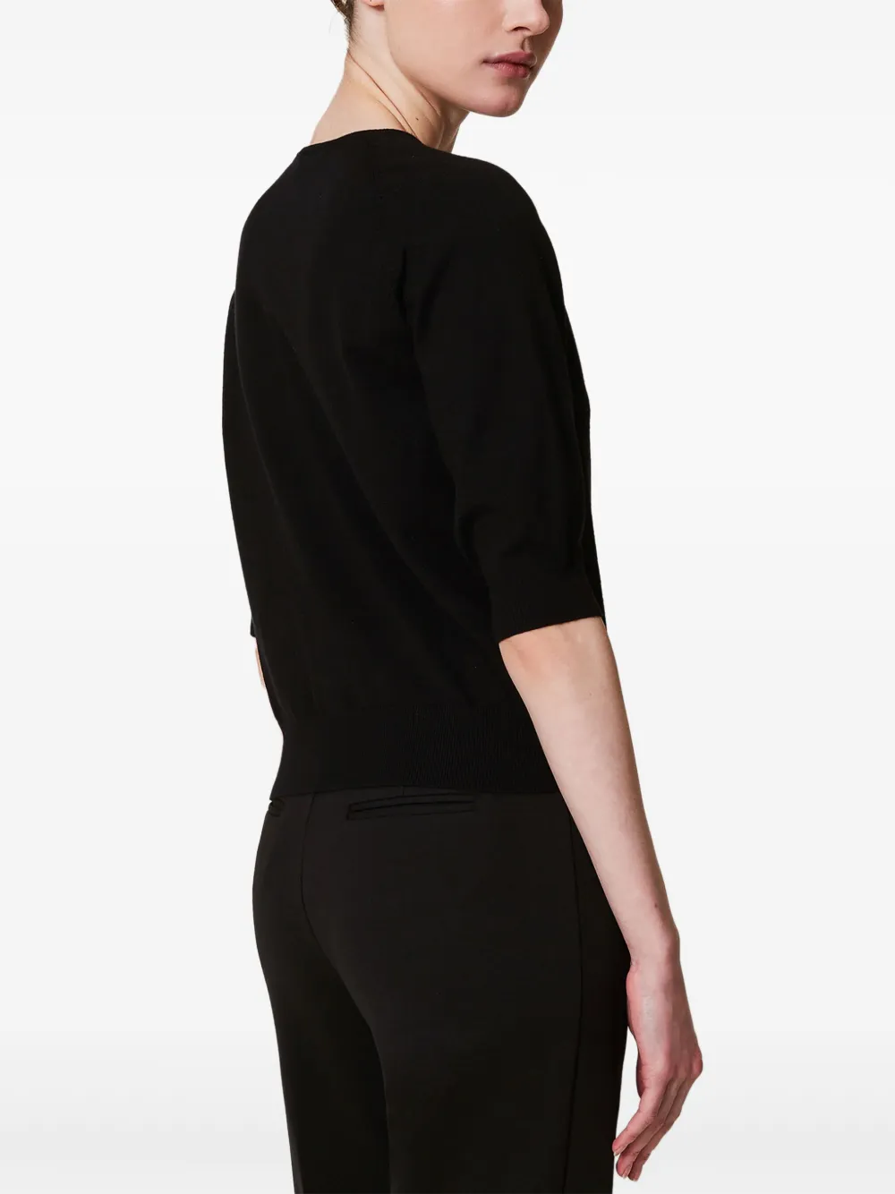 TWINSET Trui met uitgesneden details Zwart
