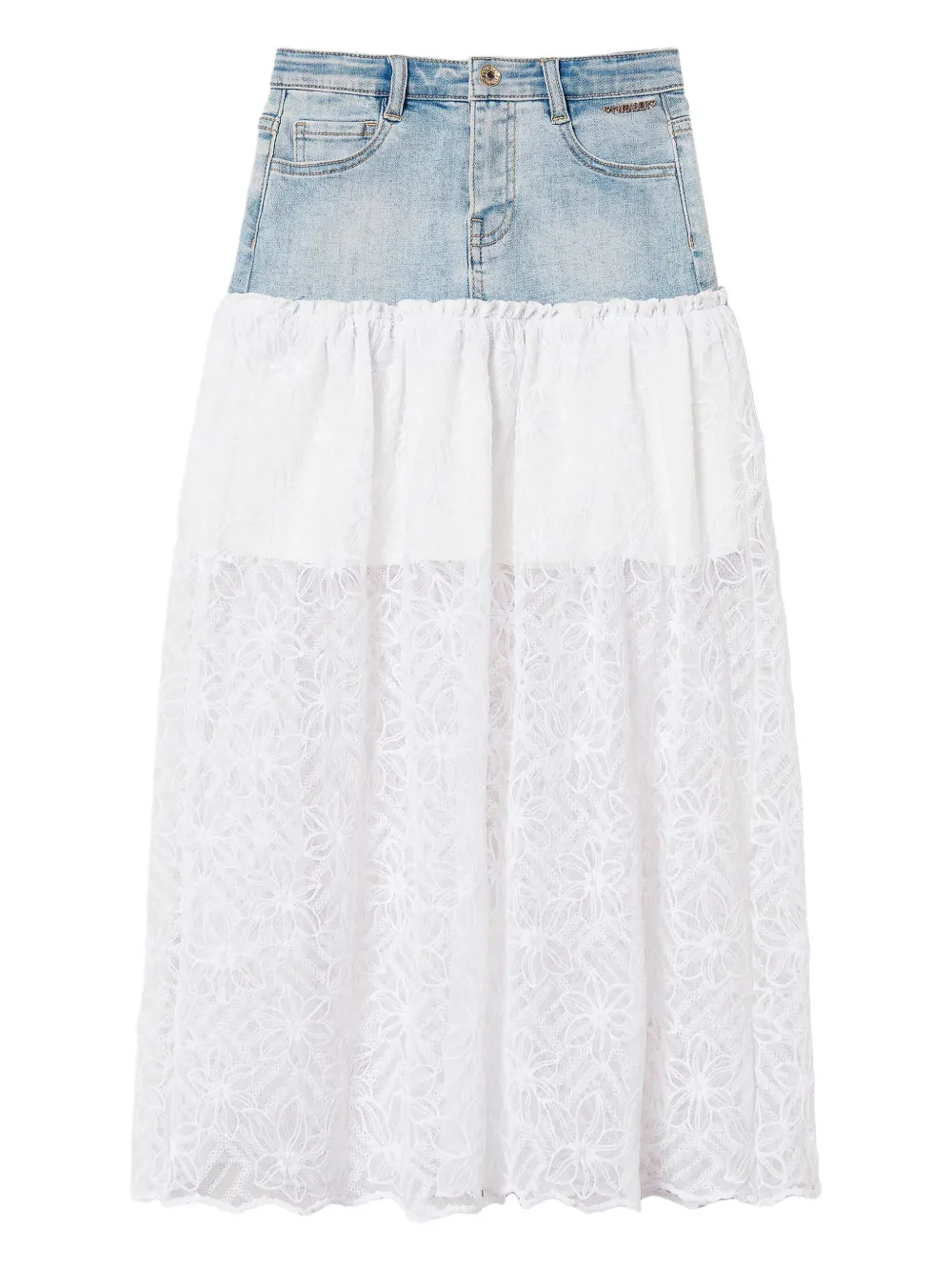 TWINSET Kids Spijkerrok Blauw