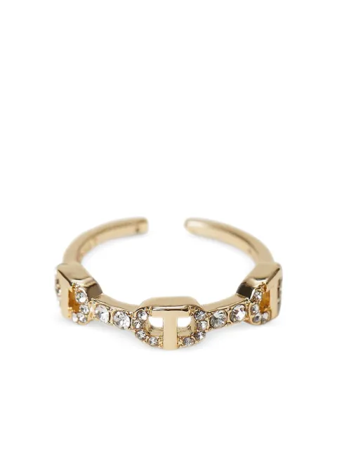 TWINSET anillo con detalles de cristal
