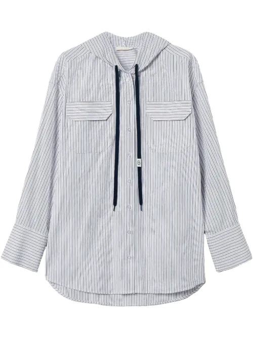 Chemise en popeline à rayures - TWINSET - Modalova