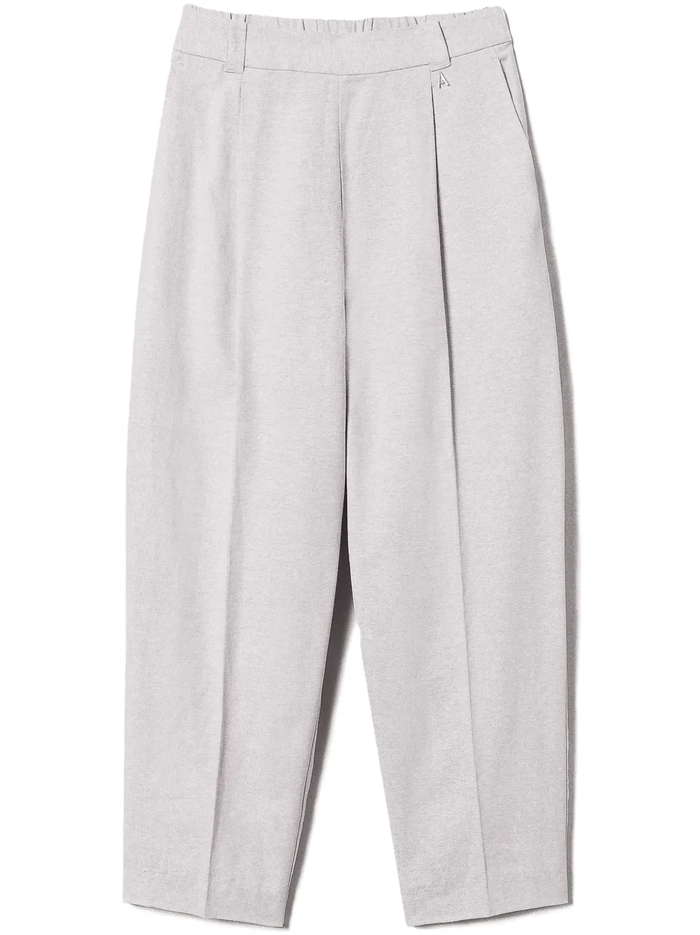 TWINSET Broek met geplooid detail Beige