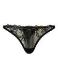 TWINSET lace thong - Black