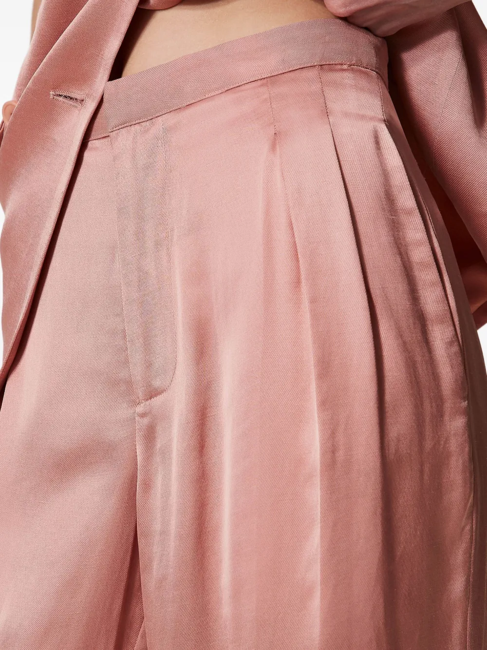 TWINSET Geplooide broek Roze
