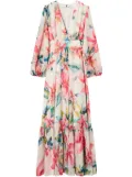 TWINSET floral-print maxi dress - White